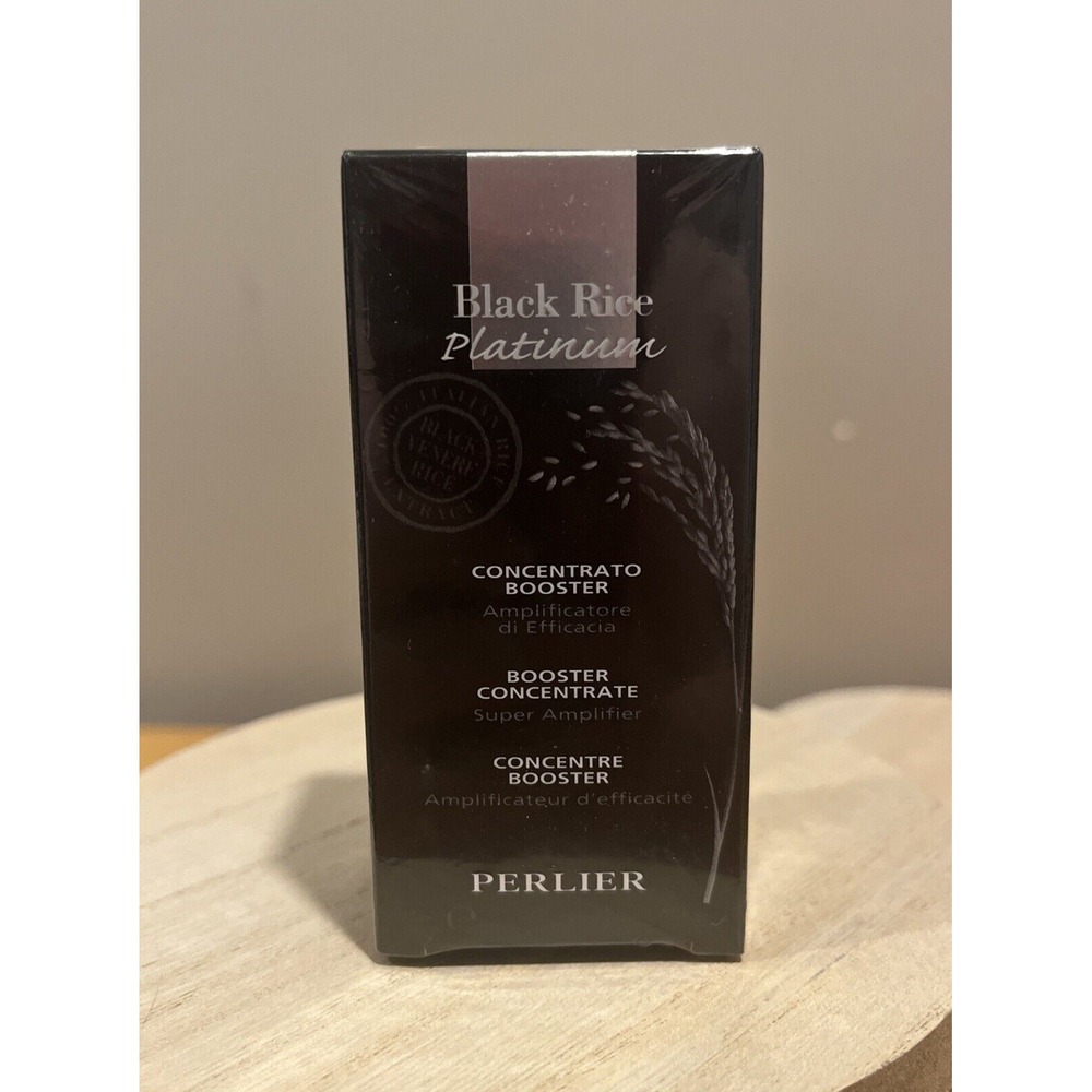 PERLIER Black Rice Platinum Booster Concentrate Super Amplifier 0.5 oz Sealed